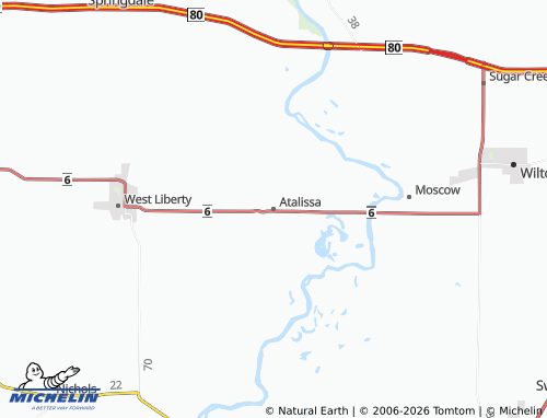 Mapa MICHELIN Atalissa - ViaMichelin