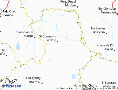 MICHELIN Tham Charoen map - ViaMichelin