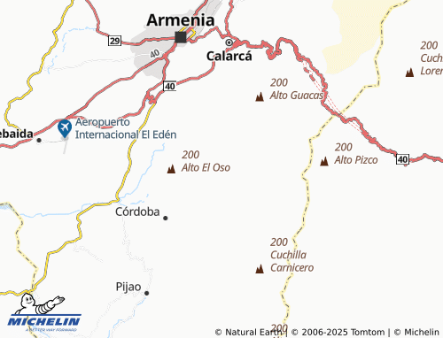 MICHELIN Vista Hermosa map - ViaMichelin