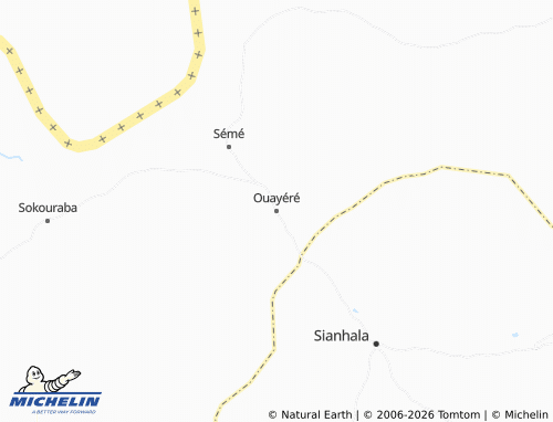 MICHELIN-Landkarte Ouayéré - ViaMichelin