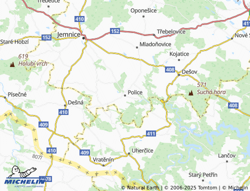 MICHELIN Police map - ViaMichelin