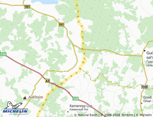 Mappa MICHELIN Barvoniškės - ViaMichelin