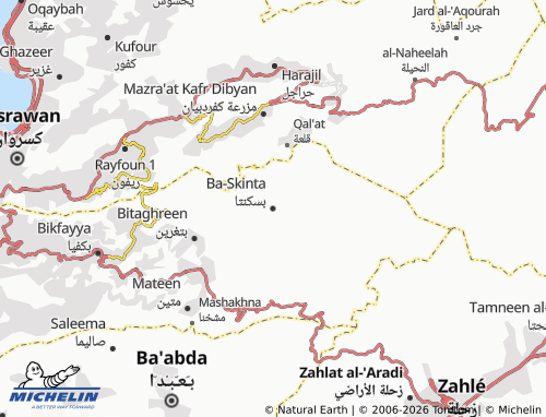 Mappa MICHELIN Ba-Skinta - ViaMichelin