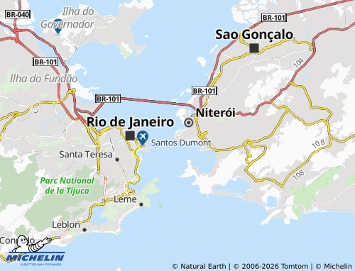 MICHELIN Gragoatá map - ViaMichelin