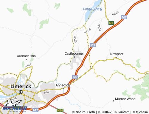Mapa MICHELIN Castleconnell - ViaMichelin