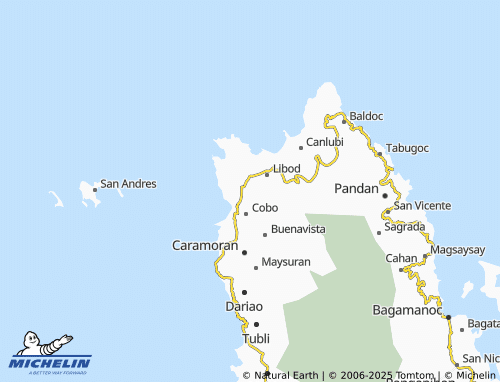 MICHELIN Catamban map - ViaMichelin