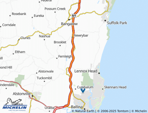 MICHELIN-Landkarte Knockrow - ViaMichelin