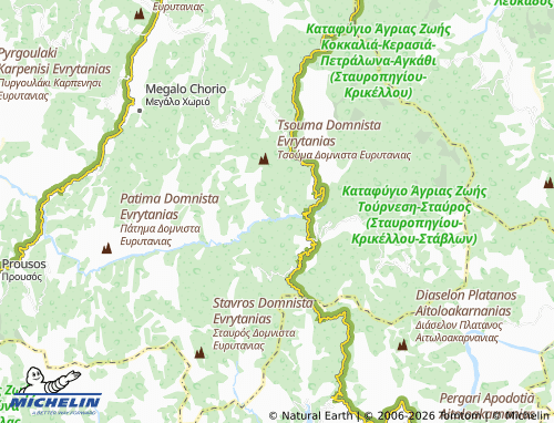 MICHELIN Marinos map - ViaMichelin