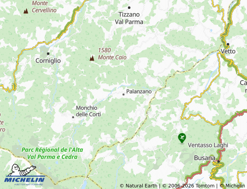 Mappa MICHELIN Palanzano - ViaMichelin