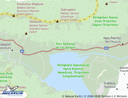 MICHELIN Mandraki map - ViaMichelin