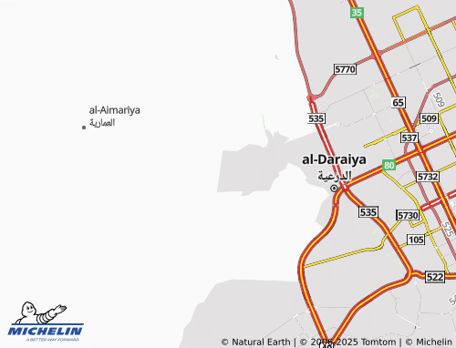 MICHELIN-Landkarte Hay Dhahra al-'Awdah Gharb - ViaMichelin