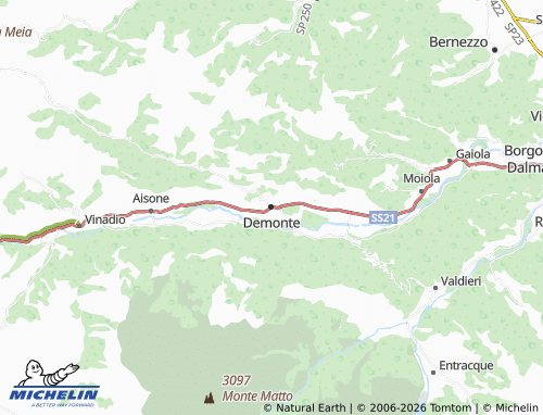 MICHELIN-Landkarte Demonte - ViaMichelin