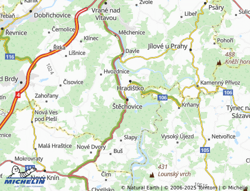 MICHELIN Brunšov map - ViaMichelin