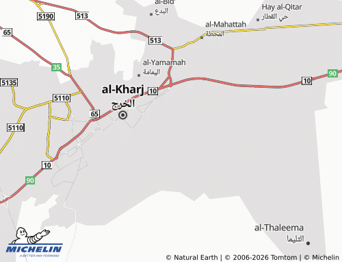 Carte MICHELIN al-Sahab - ViaMichelin
