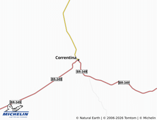 Mappa MICHELIN Correntina - ViaMichelin