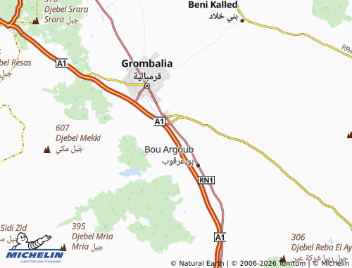Mappa MICHELIN Bali Mahattah - ViaMichelin