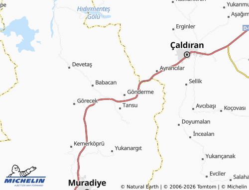 MICHELIN Gönderme map - ViaMichelin