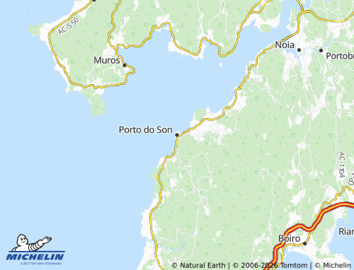 MICHELIN-Landkarte Porto do Son - ViaMichelin