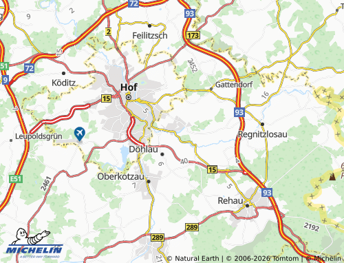 MICHELIN Tauperlitz map - ViaMichelin