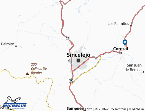 MICHELIN 2 de Septiembre map - ViaMichelin