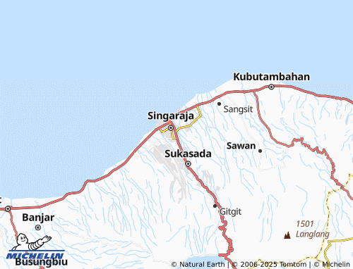 MICHELIN Kendran map - ViaMichelin