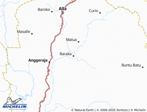 MICHELIN Baraka map - ViaMichelin