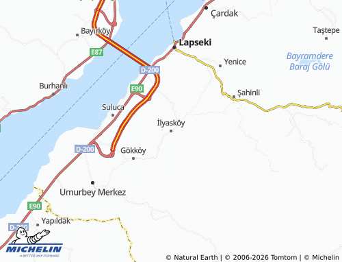 Mappa MICHELIN İlyasköy - ViaMichelin