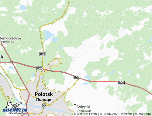 MICHELIN Zakharnichi map - ViaMichelin