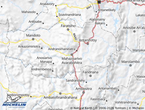 MICHELIN-Landkarte Antsirabe I - ViaMichelin