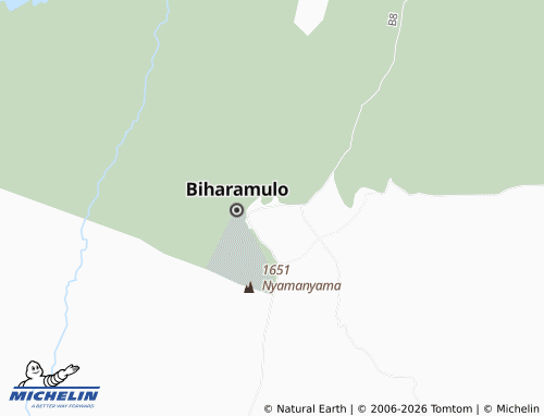 Mapa MICHELIN Kanyara - ViaMichelin