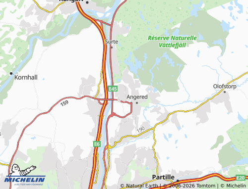 Carte MICHELIN Gårdsten - ViaMichelin