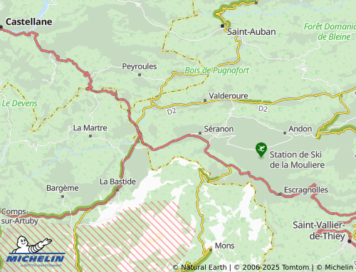 Carte MICHELIN Aco de Caille - ViaMichelin