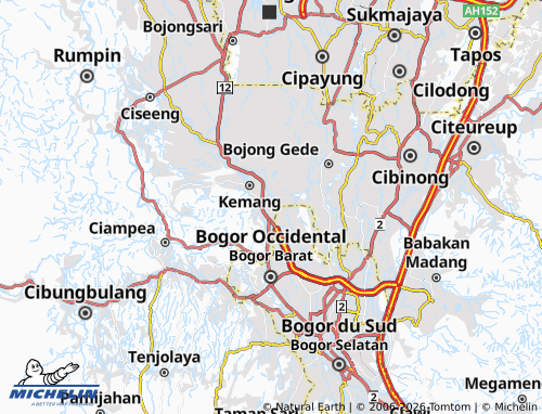 MICHELIN Parakan Jaya map - ViaMichelin