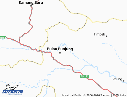 Mapa MICHELIN Gunung Selasih - ViaMichelin