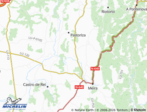 MICHELIN-Landkarte Miñoto - ViaMichelin