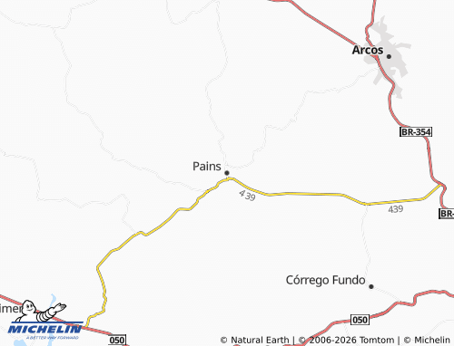 MICHELIN Pains map - ViaMichelin