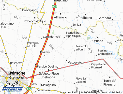 MICHELIN Grontardo map - ViaMichelin