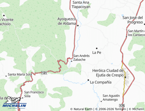 Mappa MICHELIN San José de Las Flores, Tercera Sección - ViaMichelin