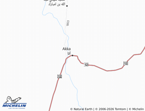 MICHELIN Aqqa map - ViaMichelin