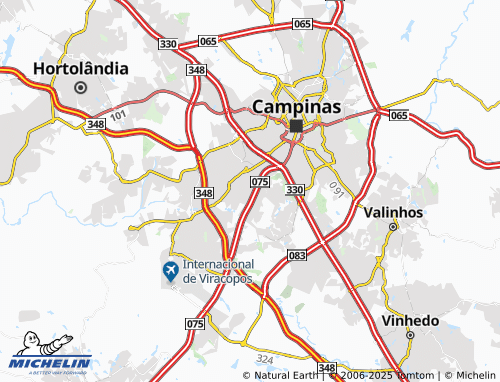 MICHELIN Loteamento Country Ville map - ViaMichelin
