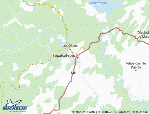 MICHELIN La Guadalupe map - ViaMichelin