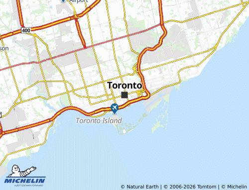 MICHELIN-Landkarte Toronto - ViaMichelin