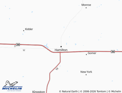 Mappa MICHELIN Hamilton - ViaMichelin