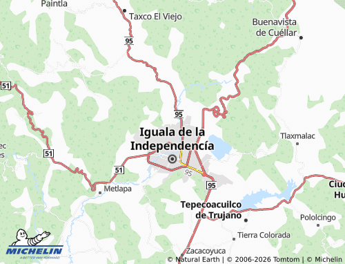 Mappa MICHELIN Santa Cruz, Familiar - ViaMichelin