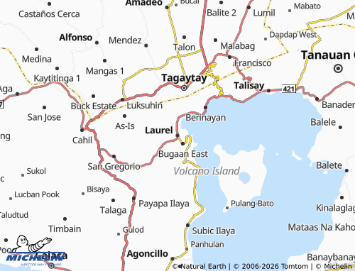Mappa MICHELIN Laurel - ViaMichelin
