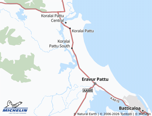 MICHELIN Santhiveli map - ViaMichelin
