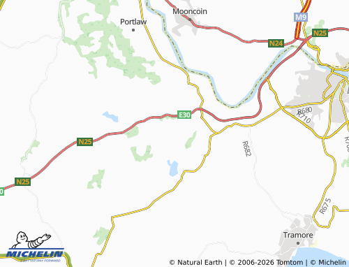 Kaart MICHELIN Ballyduff West - ViaMichelin