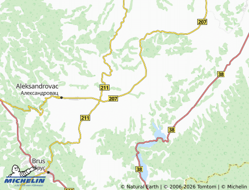 Mapa MICHELIN Novaci - ViaMichelin