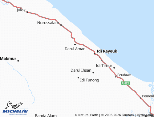 MICHELIN Buket Puuk map - ViaMichelin