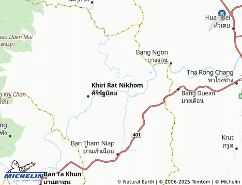 MICHELIN Yan Yao map - ViaMichelin